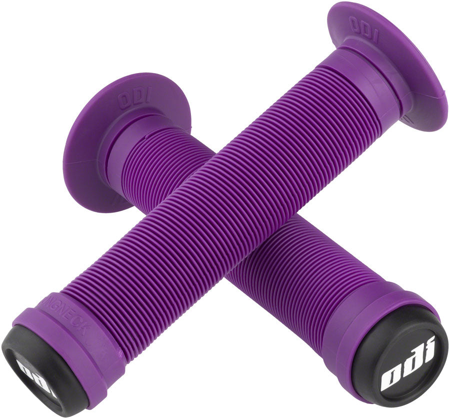 ODI Longneck ST Grips - Purple Flange Grips ODI   