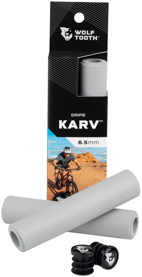 Wolf Tooth Karv Grips - Gray Grips Wolf Tooth   