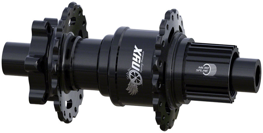 Onyx Vesper Rear Hub - 12 x 148mm 6-Bolt Black 32H Micro Spline Rear Hub ONYX Racing Products   