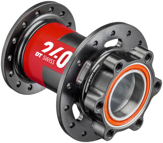 DT Swiss 240 Front Hub - Lefty x 100mm 6-Bolt Black/Red 28H Front Hub DT Swiss   