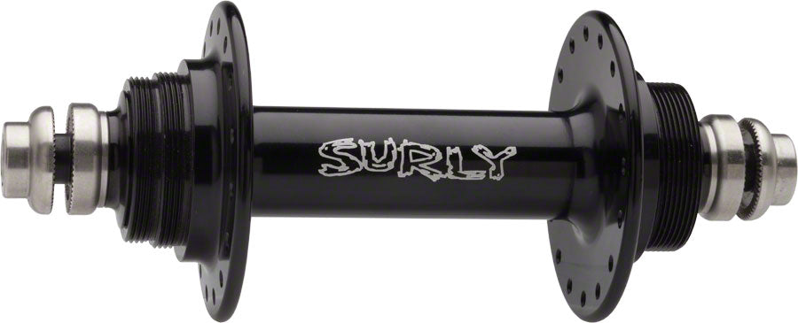Surly Ultra New Rear Hub - Threaded x 130mm Rim Brake Fixed/Free Black 32H Rear Hub Surly   