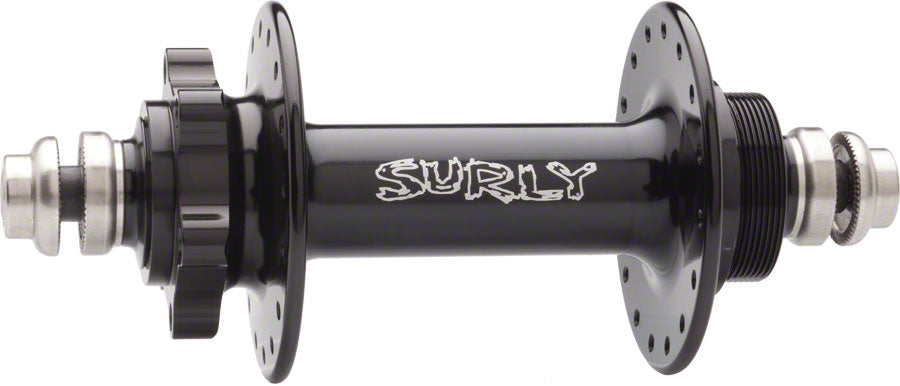 Surly Ultra New Rear Hub - Threaded x 135mm 6-Bolt Threaded Black 32H Rear Hub Surly   