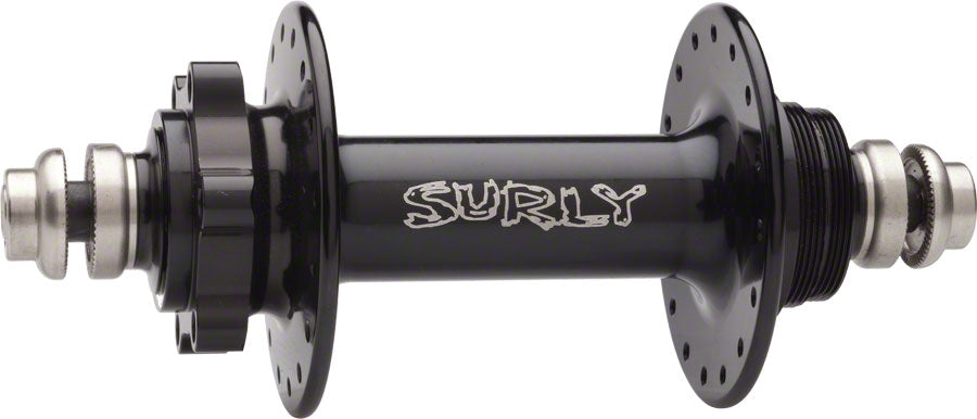 Surly Ultra New Rear Hub - Threaded x 135mm 6-Bolt Fixed Black 32H Rear Hub Surly   