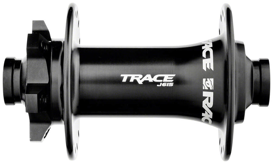 RaceFace Trace J-Bend 615 Front Hub - 15 x 110mm Boost 6-Bolt Black Front Hub Race Face   