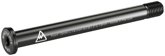 Wheels Manufacturing Front Thru Axle - M15 x 1.5 x 13 141mm Axles & Axle Parts Wheels Manufacturing   