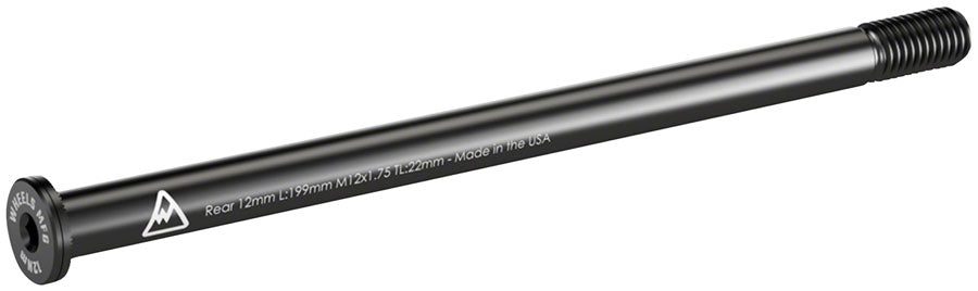 Wheels Manufacturing Rear Thru Axle - M12 x 1.75 x 22 199mm Axles & Axle Parts Wheels Manufacturing   