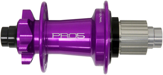 Hope Pro 5 Rear Hub - 12 x 148mm 6-Bolt Micro Spline Purple 32H Rear Hub Hope   