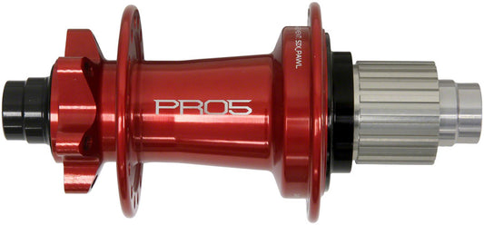 Hope Pro 5 Rear Hub - 12 x 148mm 6-Bolt Micro Spline Red 28H Rear Hub Hope   