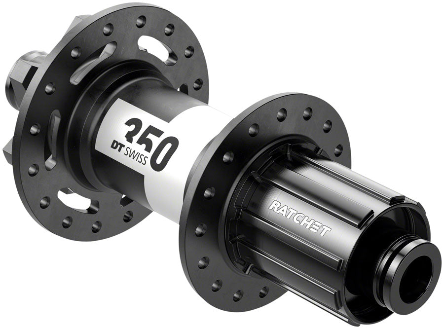 DT Swiss 350 Rear Hub - 12 x 142mm 6-Bolt HG11 MTN Black 28H 36pt Rear Hub DT Swiss   