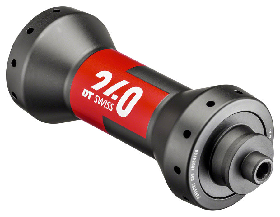 DT Swiss 240 Front Hub - QR x 100mm Black/Red 20H Front Hub DT Swiss   