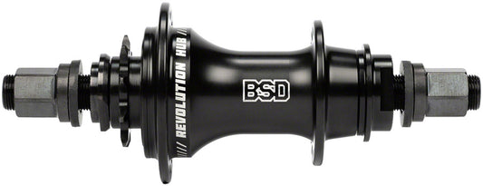 BSD Revolution Hub LHD With Hubguards - Black BMX Hubs BSD   