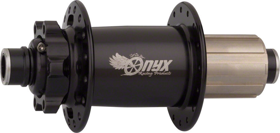 Onyx MTB Rear Hub - 12 x 148mm 6-Bolt HG10 Black 32H Rear Hub ONYX Racing Products   