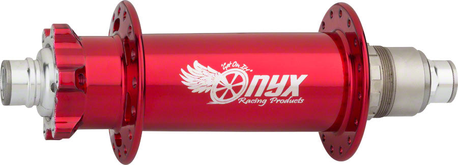 Onyx Fat Bike Rear Hub - 12 x 197mm 6-Bolt XD Candy Red 32H Rear Hub ONYX Racing Products   