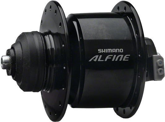 Shimano Alfine DH-S501 Dynamo Front Hub - QR x 100mm Center-Lock Black 32h Front Hub Shimano   