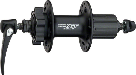 Shimano XT FH-M756-A Rear Hub - QR x 135mm 6-Bolt HG10 Black 32H Rear Hub Shimano   