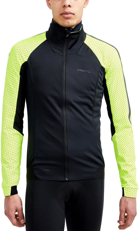 Craft ADV Bike Lumen Subz Jacket - Black/Flumino Mens Small Jackets Craft   