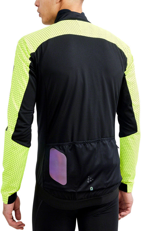 Craft ADV Bike Lumen Subz Jacket - Black/Flumino Mens Small Jackets Craft   