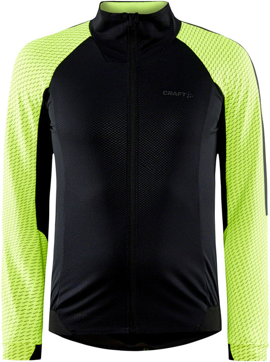 Craft ADV Bike Lumen Subz Jacket - Black/Flumino Mens Small Jackets Craft   