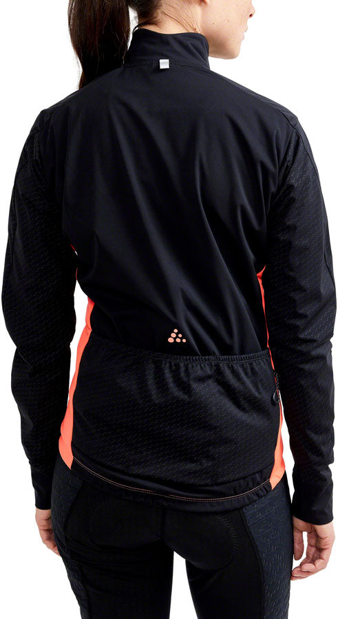 Craft ADV Bike Lumen Subz Jacket - Black/Shock Womens Medium Jackets Craft   