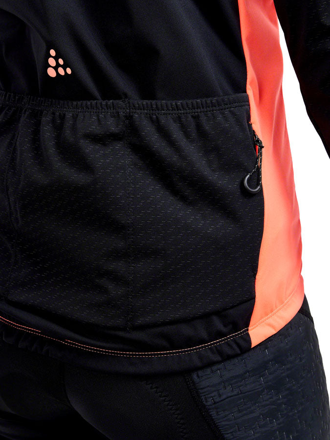 Craft ADV Bike Lumen Subz Jacket - Black/Shock Womens Small Jackets Craft   
