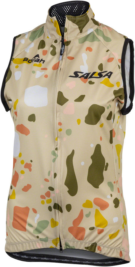 Salsa Womens Terrazzo Vest - Small Tan Vest Salsa   
