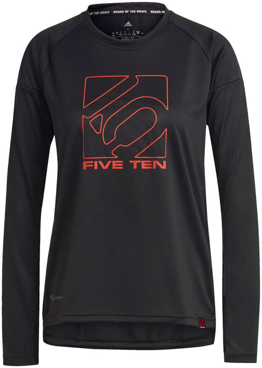 Five Ten Long Sleeve Jersey - Black Womens Small Jerseys Five Ten   