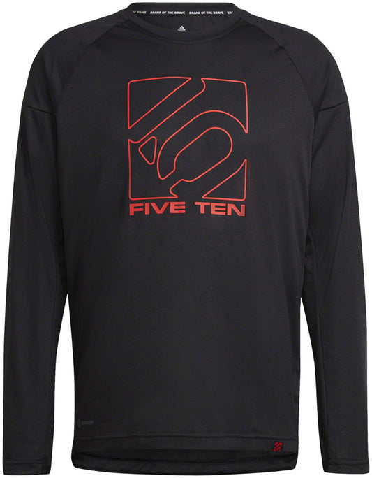 Five Ten Long Sleeve Jersey - Black Large Jerseys Five Ten   