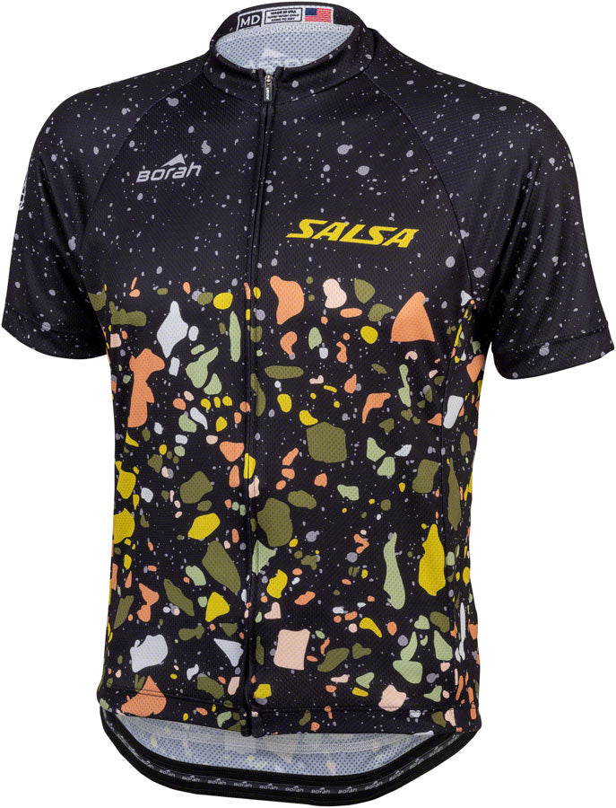 Salsa Mens Terrazzo Jersey - X-Large Black Jerseys Salsa   