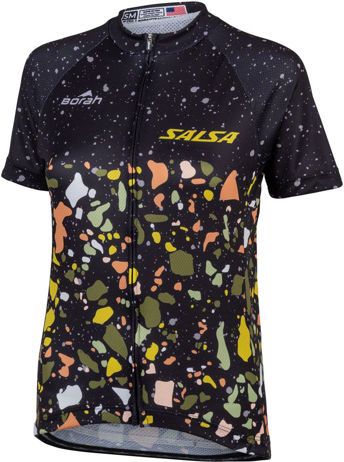 Salsa Womens Terrazzo Jersey - Large Black Jerseys Salsa   