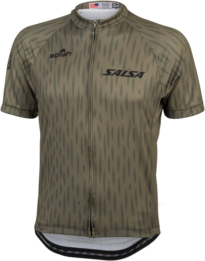 Salsa Mens Hinterland Jersey - Large Olive Green Jerseys Salsa   