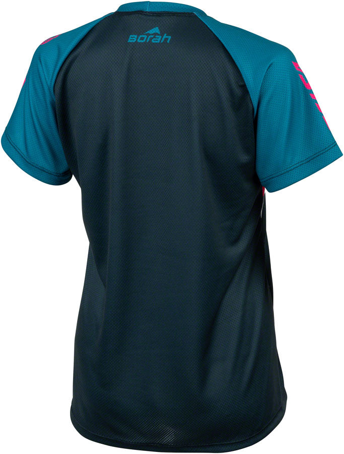 Salsa Womens Echo MTB Jersey - Medium Dark Blue Jerseys Salsa   