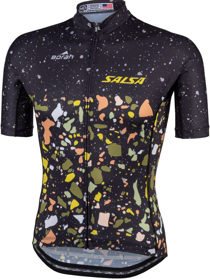 Salsa Mens Terrazzo Aero Jersey - Medium Black Jerseys Salsa   