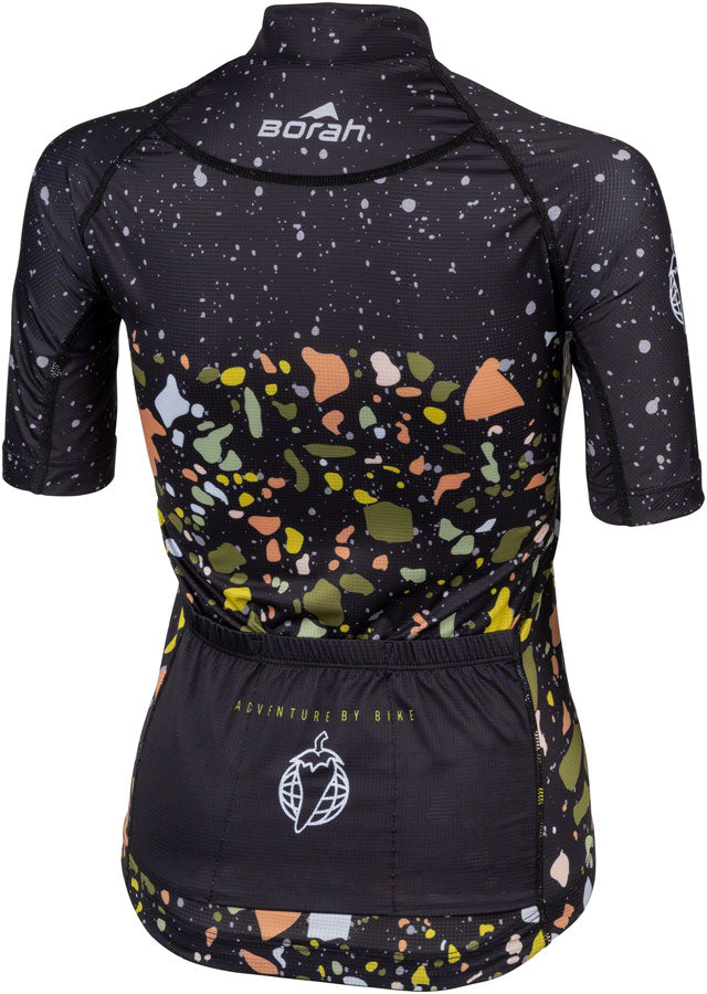 Salsa Womens Terrazzo Aero Jersey - 3X-Large Black Jerseys Salsa   