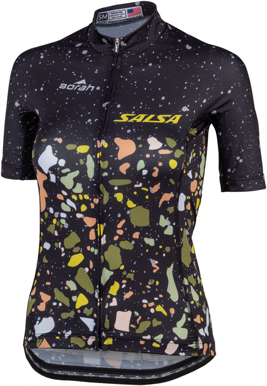 Salsa Womens Terrazzo Aero Jersey - Small Black Jerseys Salsa   