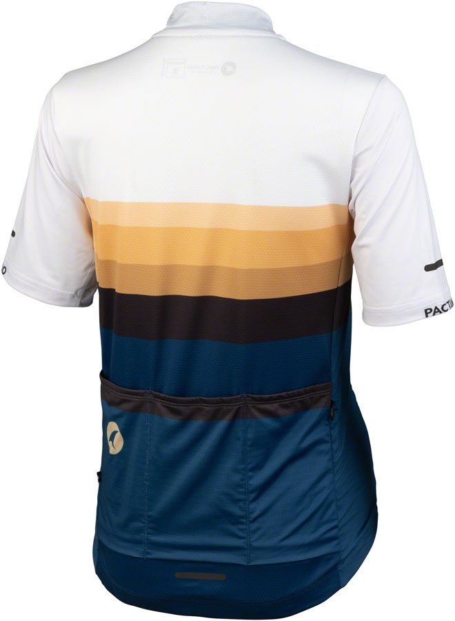 Salsa Latitude Womens Jersey - White Navy Blue Black  w/ Stripes 2X-Large Jerseys Salsa   