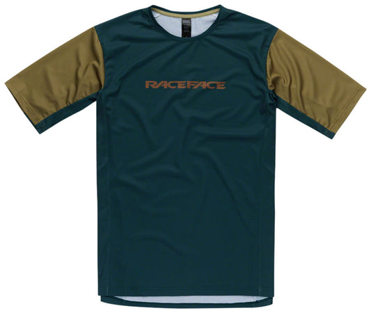 RaceFace Indy Jersey - Short Sleeve Mens Pine Small Jerseys Race Face   