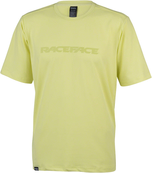 RaceFace Commit Tech Top - Short Sleeve Green Large Jerseys Race Face   