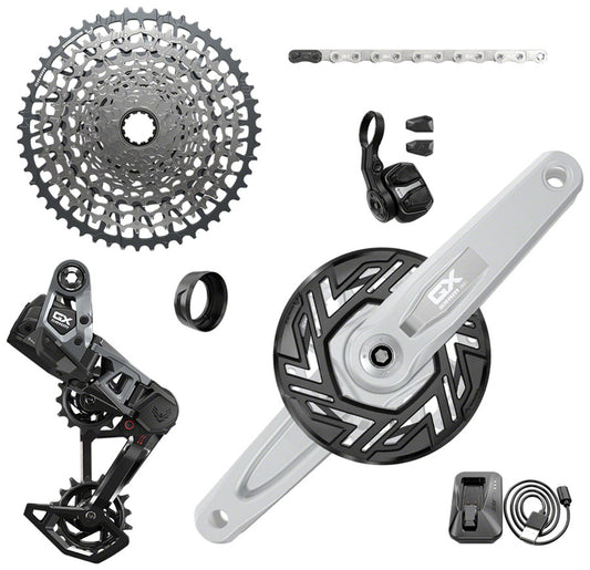 SRAM GX Eagle T-Type Ebike AXS Groupset - 104BCD 34T Clip-On Guard Derailleur Shifter 10-52t Cassette Arms not included Group Kits SRAM   