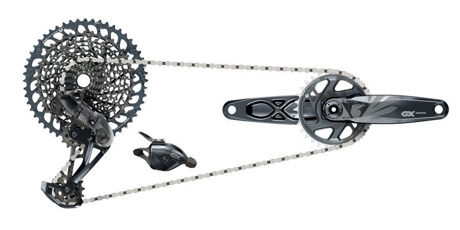 SRAM GX Eagle Groupset - 175mm Crankset 32t DUB Trigger Shifter Rear Derailleur 12-Speed 10-52t Cassette 12-Speed Chain Group Kits SRAM   