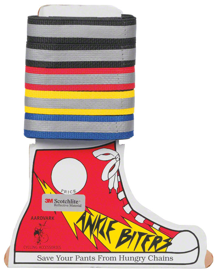 Aardvark Ankle Biters Reflective legbands Assorted colors Cd/25 Leg Bands Aardvark   