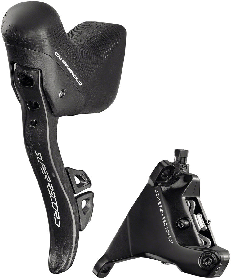 Campagnolo Super Record Ergopower Wireless Control Lever Brake Caliper - Left/Front 12-Speed 160mm Hydraulic Disc Brake Caliper Hydraulic Brake/Shift Lever Drop Bar Campagnolo   