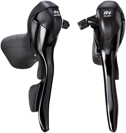 microSHIFT R9 Drop Bar Brake/Shift Lever Set - 2 x 9-Speed Shimano Compatible BLK Brake/Shift Lever - Drop Bar microSHIFT   