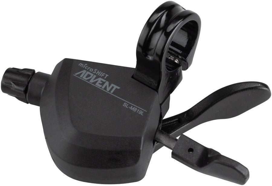 microSHIFT ADVENT Xpress Left Trigger Shifter - Double Shifter 2x9 Speed MTB Front Derailleurs BLK Shifters microSHIFT   