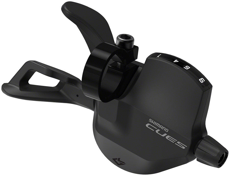 Shimano CUES SL-U4010-9R Shifter - Right 9-Speed Rapidfire Plus Optical Gear Display BLK Shifters Shimano   