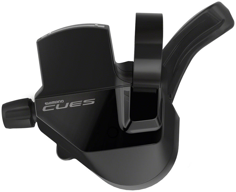 Shimano CUES SL-U6000-L Shifter - Left 2-Speed Rapidfire Plus Mono Optical Gear Display BLK Shifters Shimano   