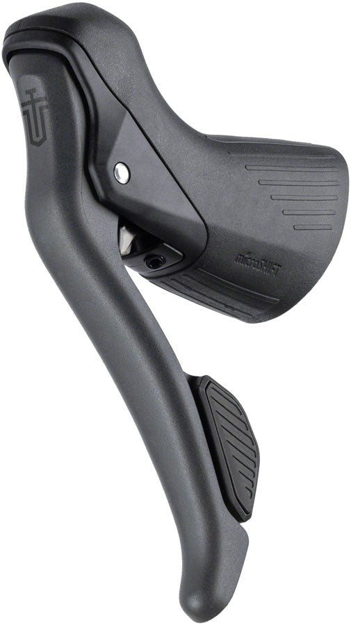 microSHIFT Sword Left Drop Bar Brake Lever Intergrated Dropper Remote - Gray Brake Levers microSHIFT   