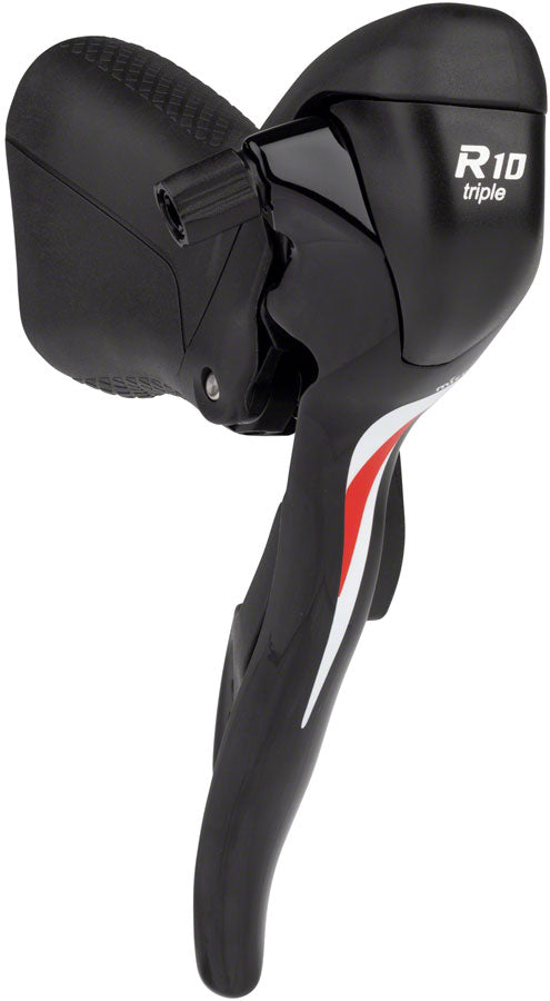 microSHIFT R10 Left Drop Bar Shift Lever - Triple Shimano Compatible Black Brake/Shift Lever - Drop Bar microSHIFT   