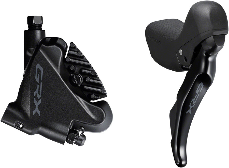 Shimano GRX ST-RX400/BR-RX400 Hydraulic Disc Brake Brake/Shift Lever - Right 10-Speed Flat Mount Finned Resin Pads BLK Hydraulic Brake/Shift Lever Drop Bar Shimano   