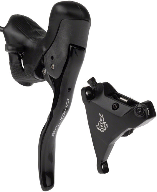 Campagnolo Chorus Ergopower Hydraulic Brake/Shift Lever Disc Caliper - Left/Front 12-Speed 160mm Flat Mount Caliper BLK Hydraulic Brake/Shift Lever Drop Bar Campagnolo   