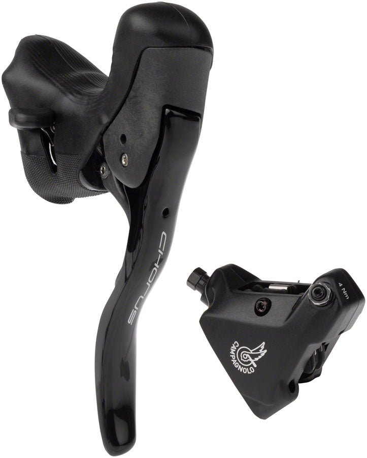 Campagnolo Chorus Ergopower Hydraulic Brake/Shift Lever Disc Caliper - Left/Front 12-Speed 140mm Flat Mount Caliper BLK Hydraulic Brake/Shift Lever Drop Bar Campagnolo   